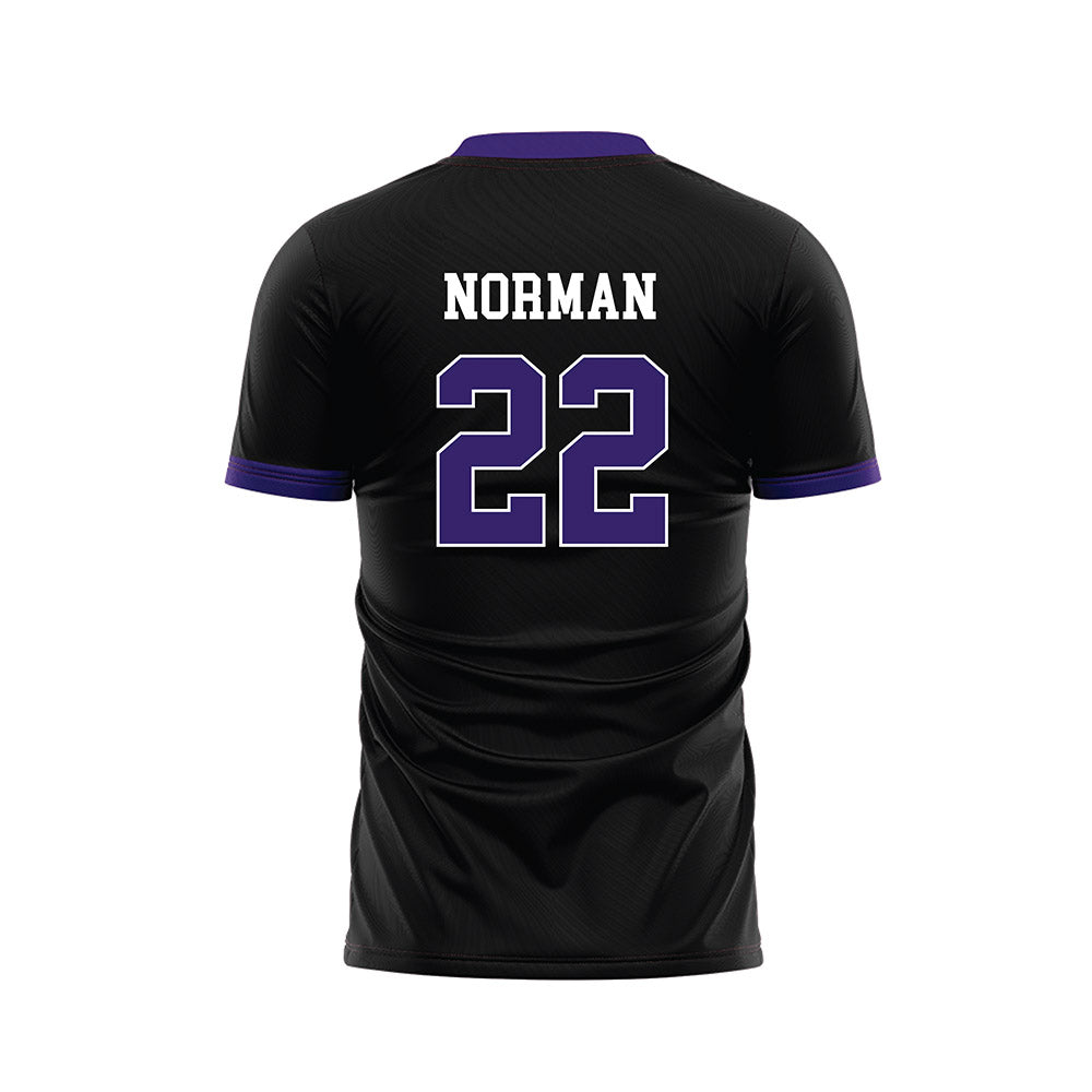 Portland - NCAA Women's Soccer : Taylor Norman - Black Soccer Jersey-1