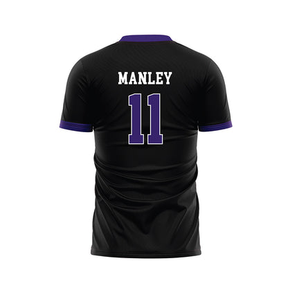 Portland - NCAA Women's Soccer : Tatum Manley - Black Soccer Jersey-1
