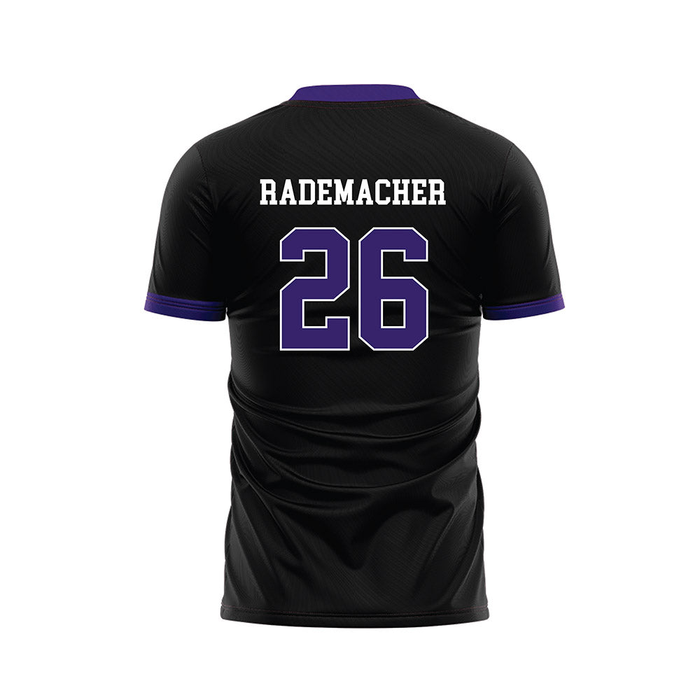 Portland - NCAA Women's Soccer : violet rademacher - Black Soccer Jersey-1