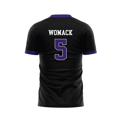 Portland - NCAA Women's Soccer : Jordyn Womack - Black Soccer Jersey-1