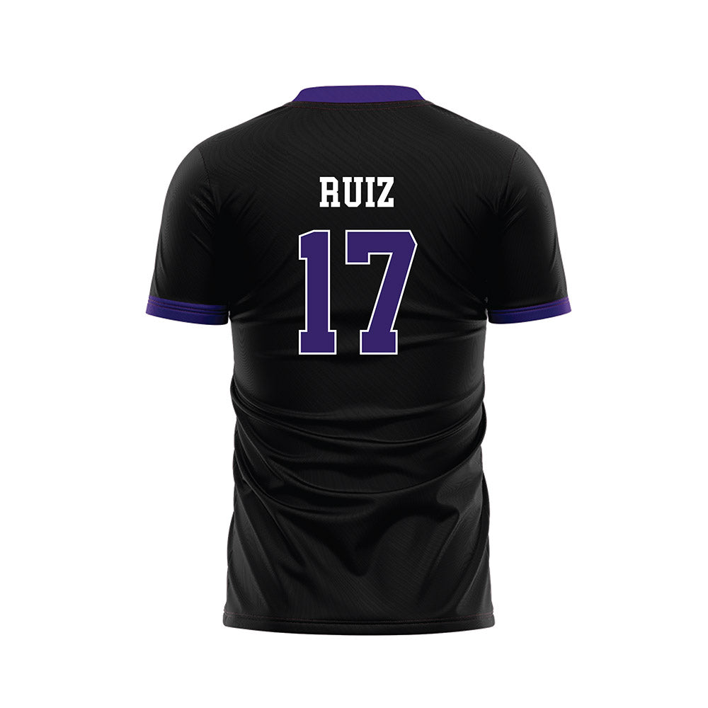 Portland - NCAA Women's Soccer : Abriana Ruiz - Black Soccer Jersey-1