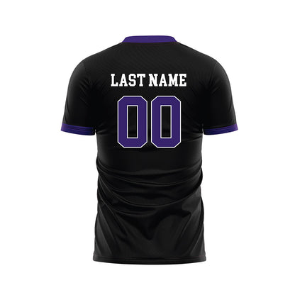 Portland - NCAA Men's Soccer : - Black Soccer Jersey-1