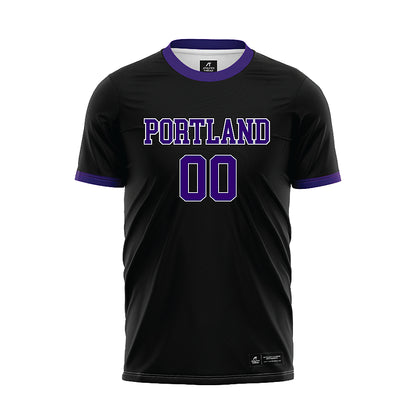 Portland - NCAA Men's Soccer : - Black Soccer Jersey-0