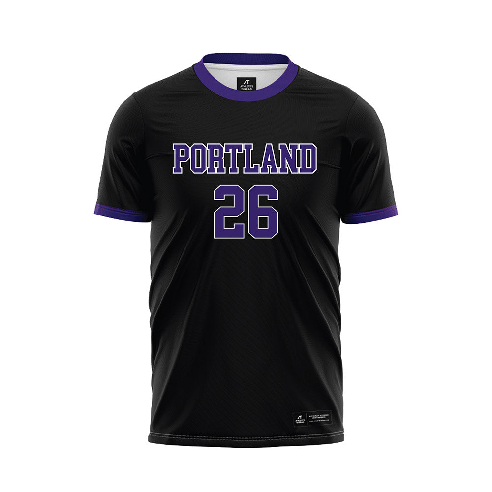 Portland - NCAA Women's Soccer : violet rademacher - Black Soccer Jersey-0