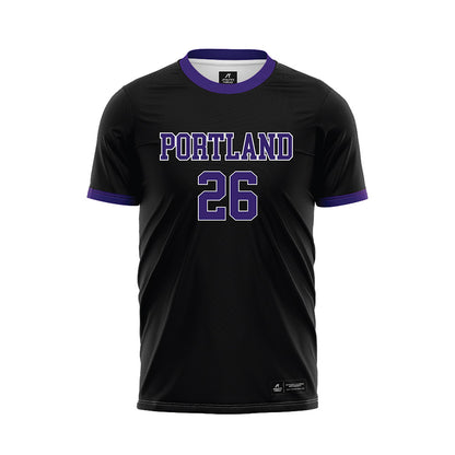 Portland - NCAA Women's Soccer : violet rademacher - Black Soccer Jersey-0