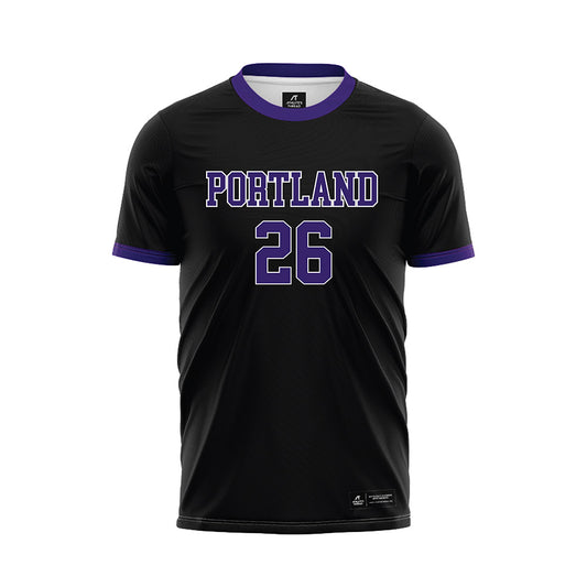 Portland - NCAA Women's Soccer : violet rademacher - Black Soccer Jersey-0