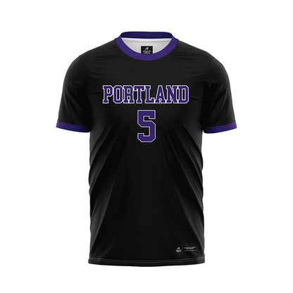 Portland - NCAA Women's Soccer : Jordyn Womack - Black Soccer Jersey-0
