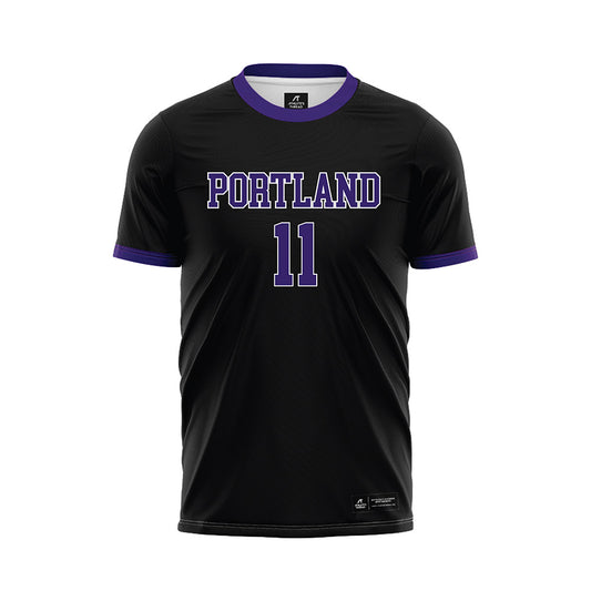 Portland - NCAA Women's Soccer : Tatum Manley - Black Soccer Jersey-0