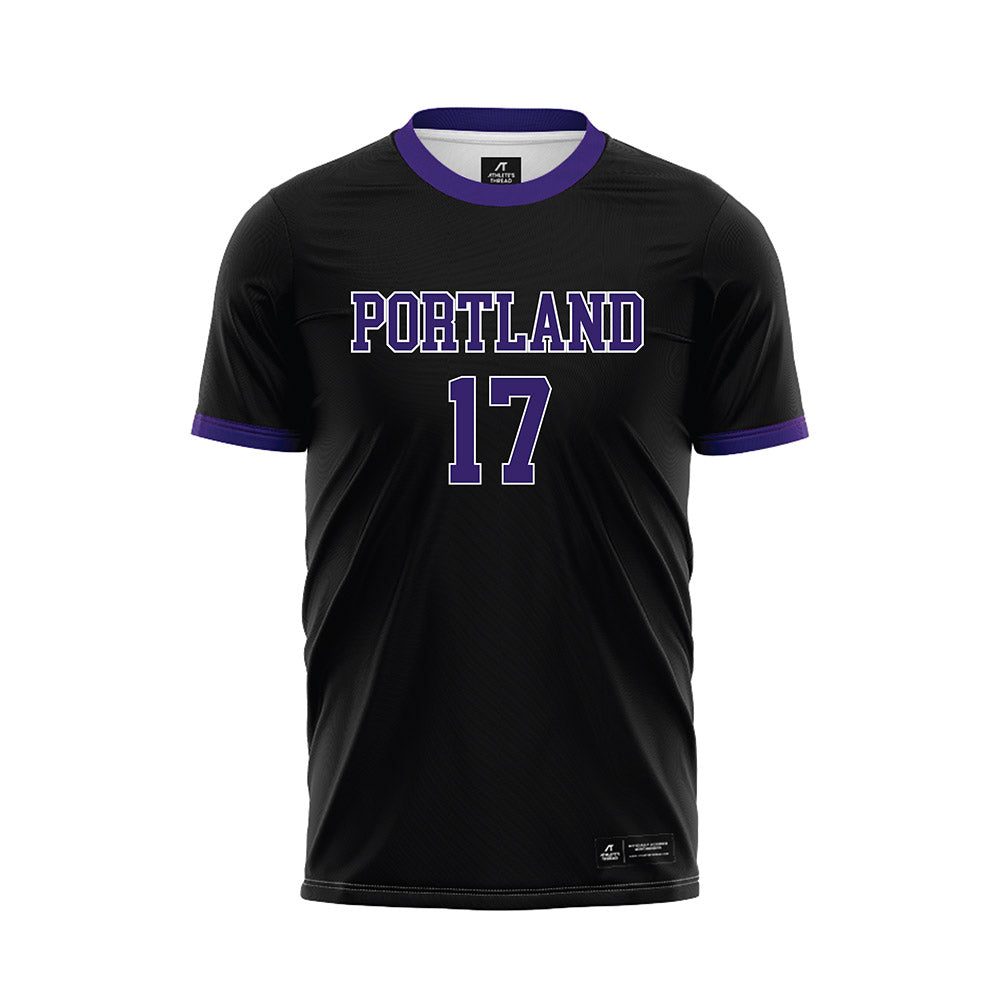 Portland - NCAA Women's Soccer : Abriana Ruiz - Black Soccer Jersey-0