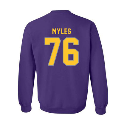PVAMU - NCAA Football : Xyler Myles - Classic Shersey Crewneck Sweatshirt-1