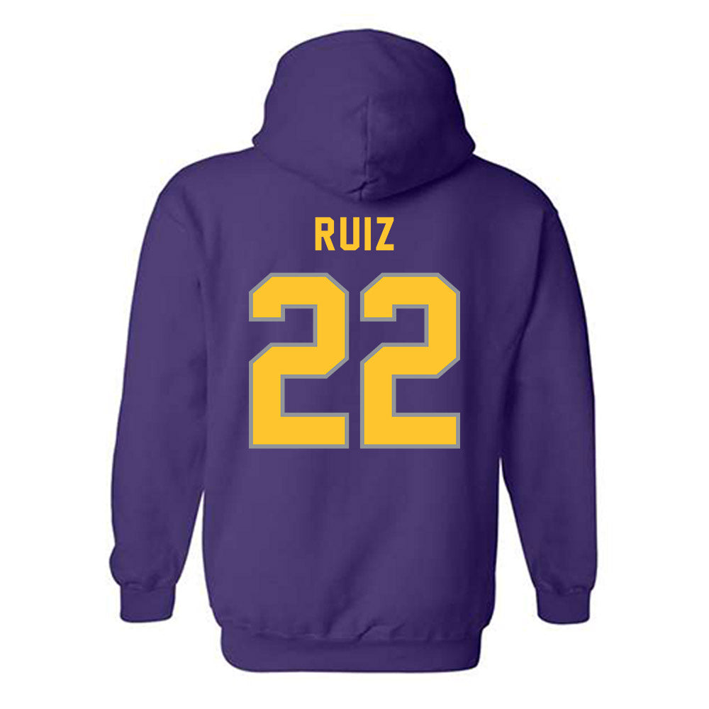 PVAMU - NCAA Baseball : Aiden Ruiz - Classic Shersey Hooded Sweatshirt-1