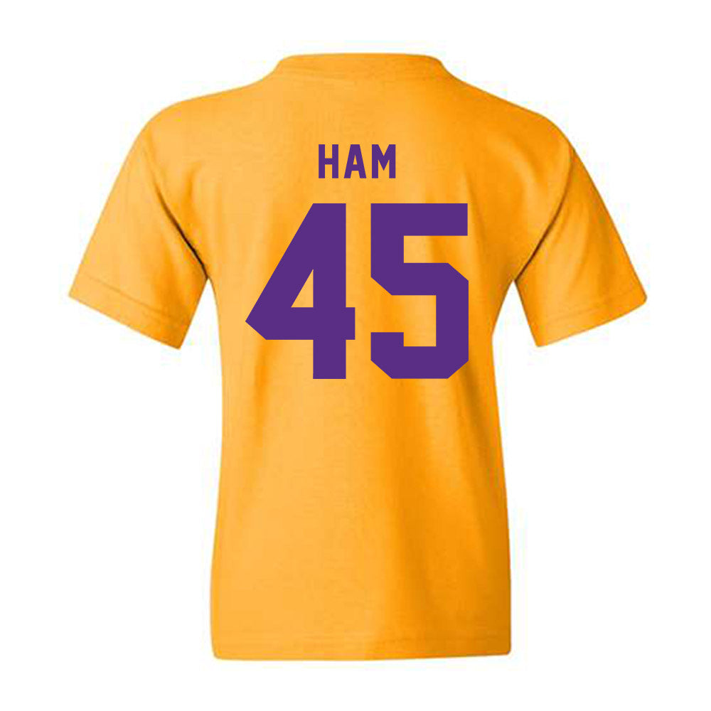 PVAMU - NCAA Baseball : Hunter Ham - Classic Shersey Youth T-Shirt-1