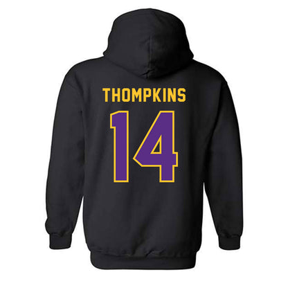 PVAMU - NCAA Baseball : KALEB THOMPKINS - Classic Shersey Hooded Sweatshirt-1