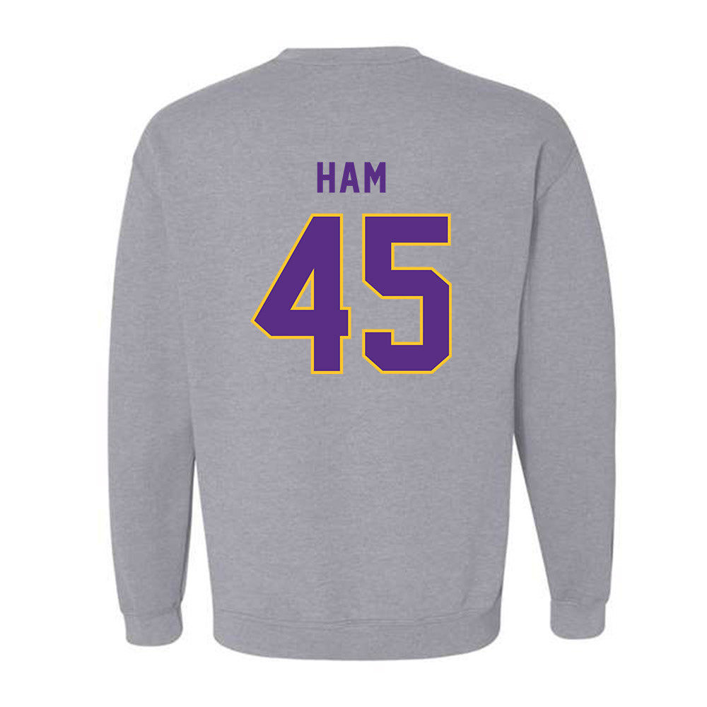 PVAMU - NCAA Baseball : Hunter Ham - Classic Shersey Crewneck Sweatshirt-1