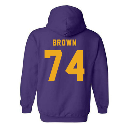 PVAMU - NCAA Football : Ty Brown - Classic Shersey Hooded Sweatshirt-1
