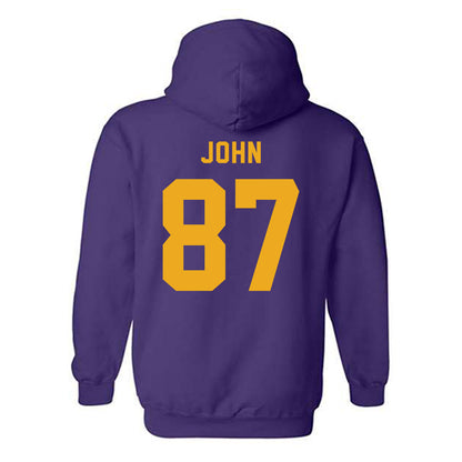 PVAMU - NCAA Football : Ethan John - Classic Shersey Hooded Sweatshirt-1