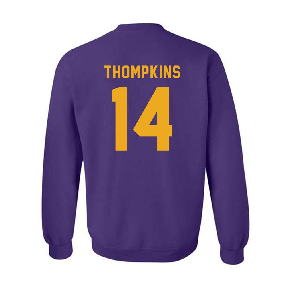 PVAMU - NCAA Baseball : KALEB THOMPKINS - Classic Shersey Crewneck Sweatshirt-1