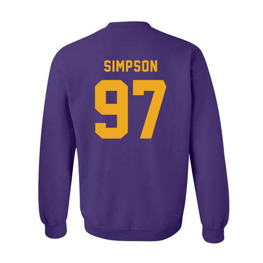 PVAMU - NCAA Football : Shania Simpson - Classic Shersey Crewneck Sweatshirt-1