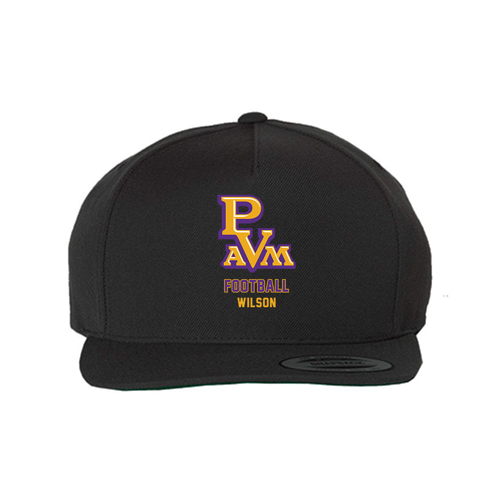 PVAMU - NCAA Football : Reginald Wilson - Snapback Hat-0