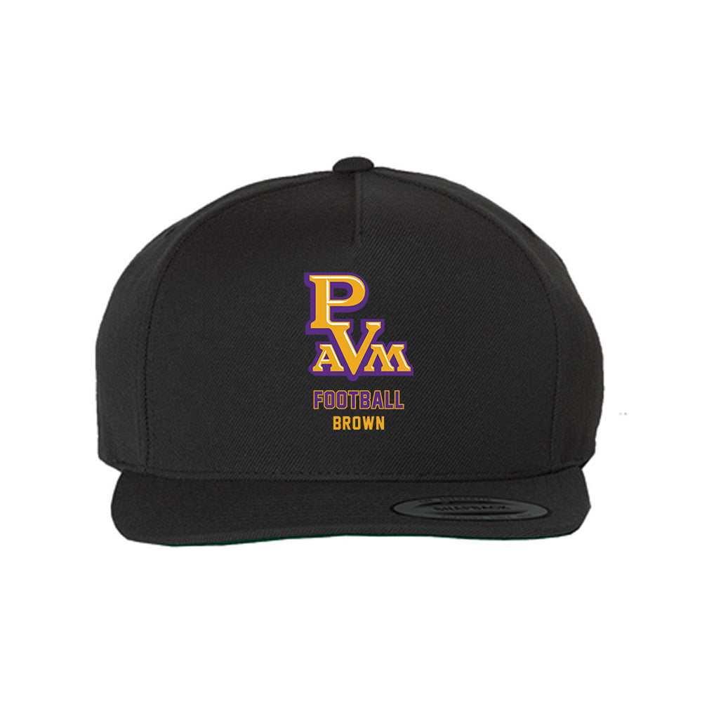 PVAMU - NCAA Football : Kevin Brown - Snapback Hat-0