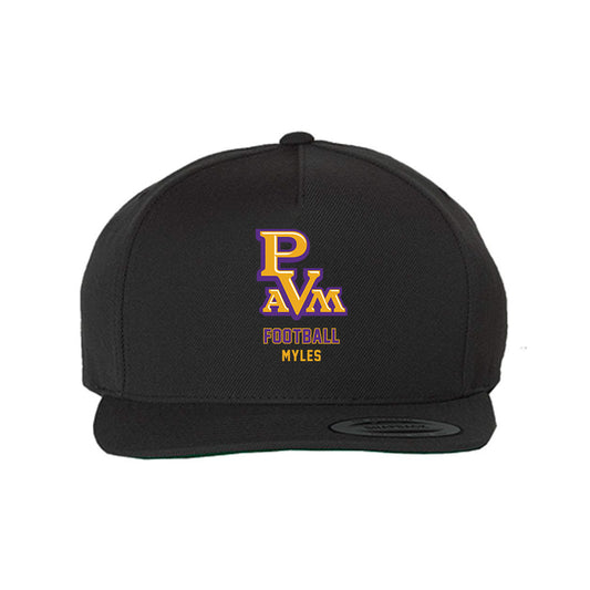 PVAMU - NCAA Football : Xyler Myles - Snapback Hat-0