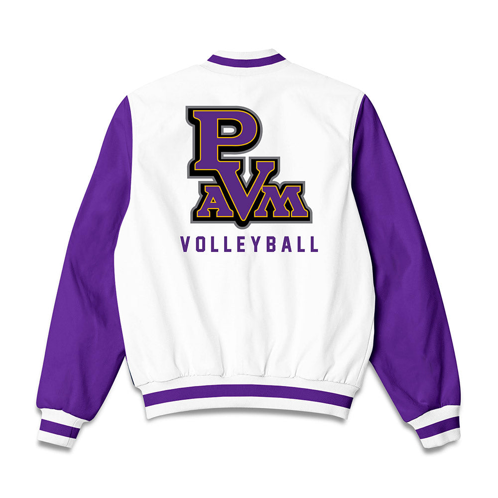 PVAMU - NCAA Women's Volleyball : Shea Mcelroy - Bomber Jacket-1