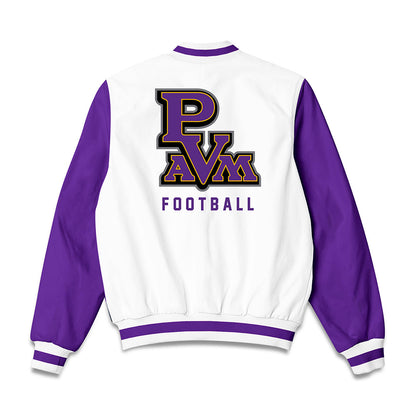 PVAMU - NCAA Football : Christopher Harvey - Bomber Jacket-1