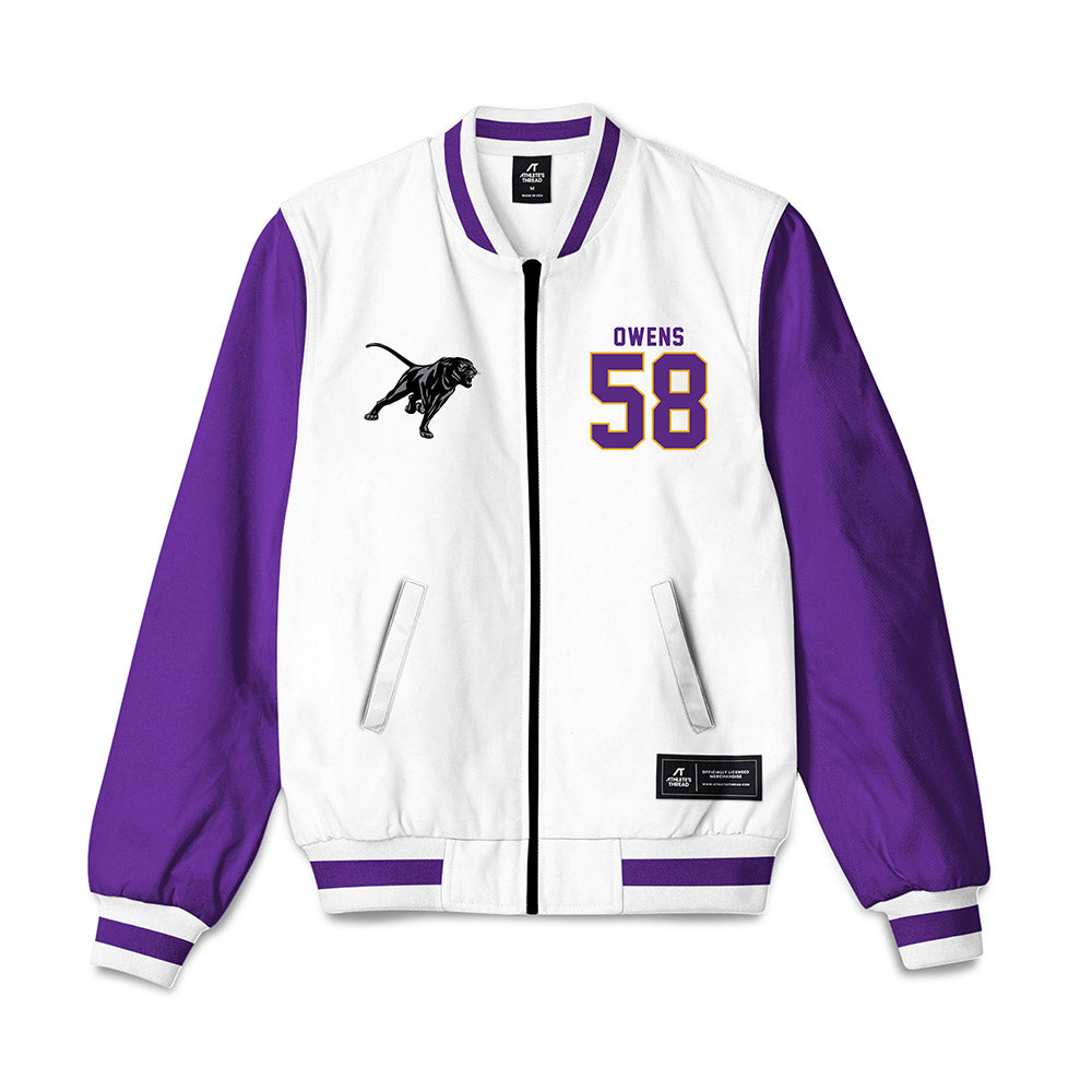 PVAMU - NCAA Football : James Owens - Bomber Jacket-0