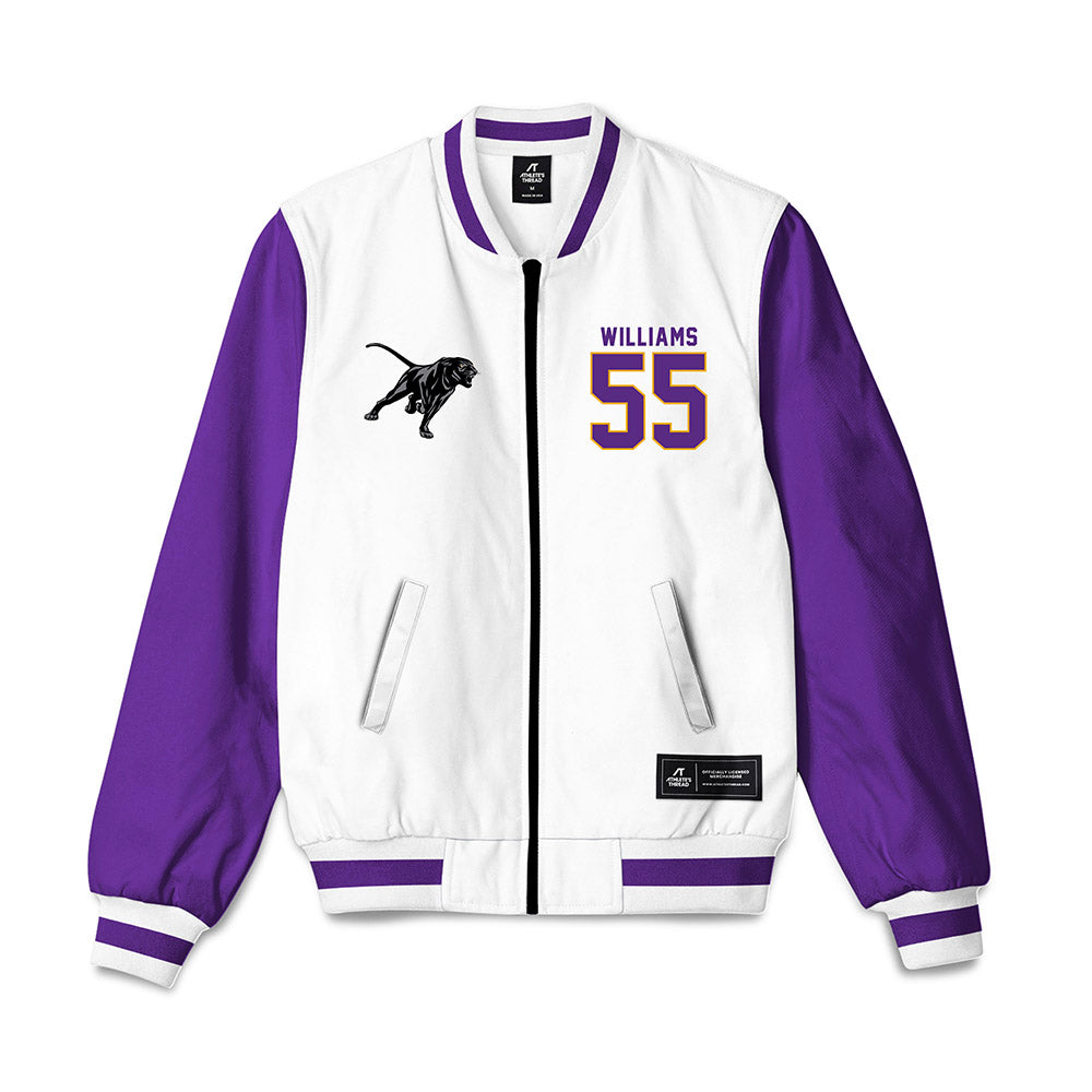 PVAMU - NCAA Football : David Williams - Bomber Jacket-0