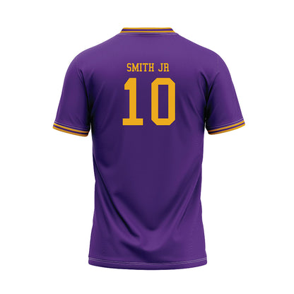 PVAMU - NCAA Baseball : Michael Smith Jr - Purple Baseball Jersey-1