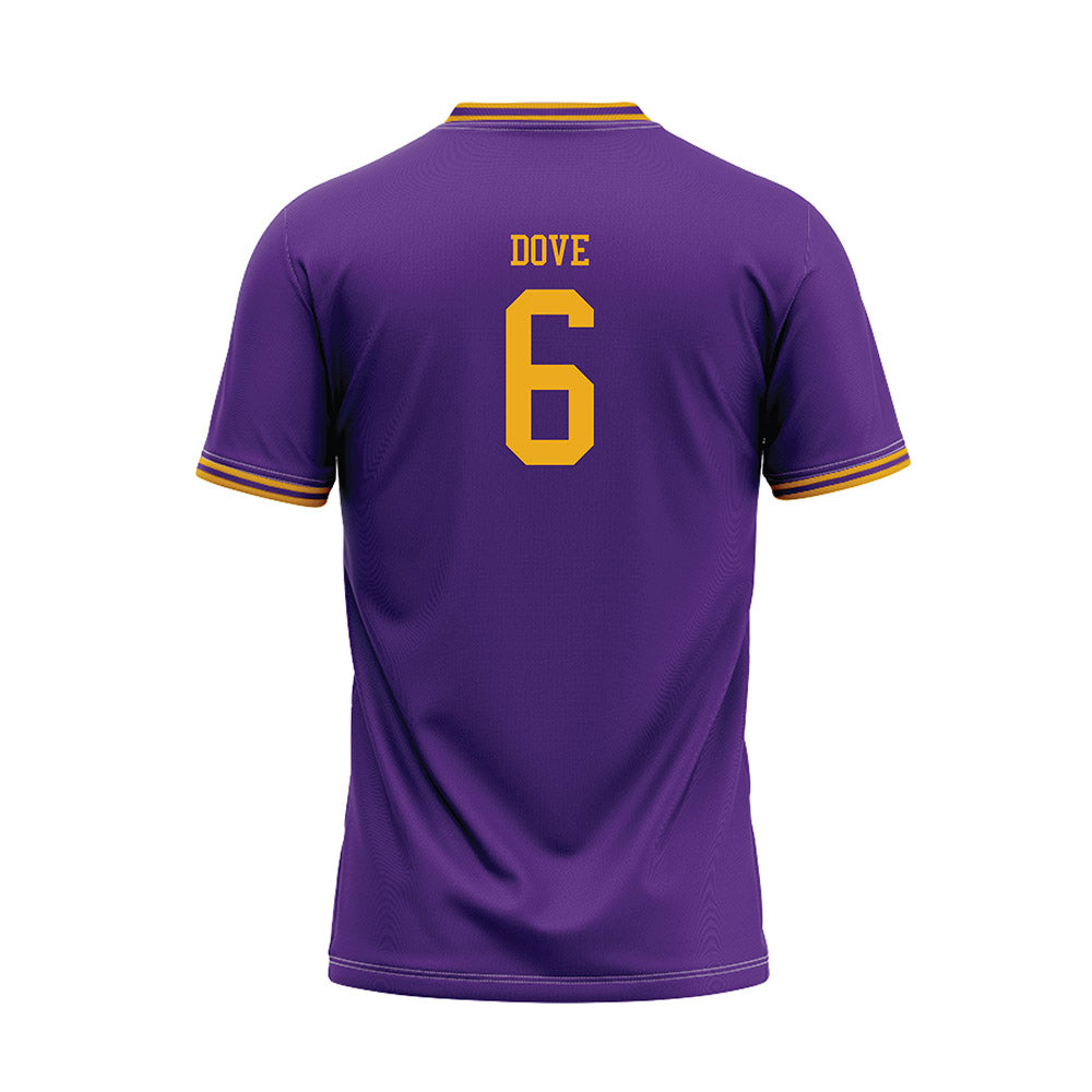PVAMU - NCAA Baseball : Kamar Dove - Purple Baseball Jersey-1