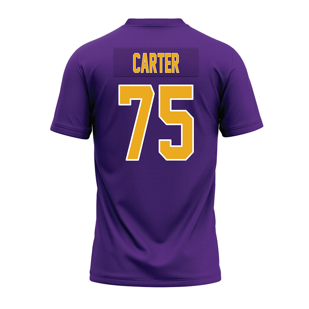 PVAMU - NCAA Football : Christopher Carter - Purple Premium Football Jersey-1