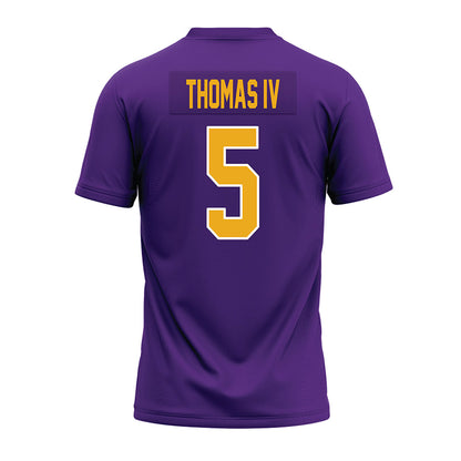 PVAMU - NCAA Football : Albert Thomas IV - Purple Premium Football Jersey-1