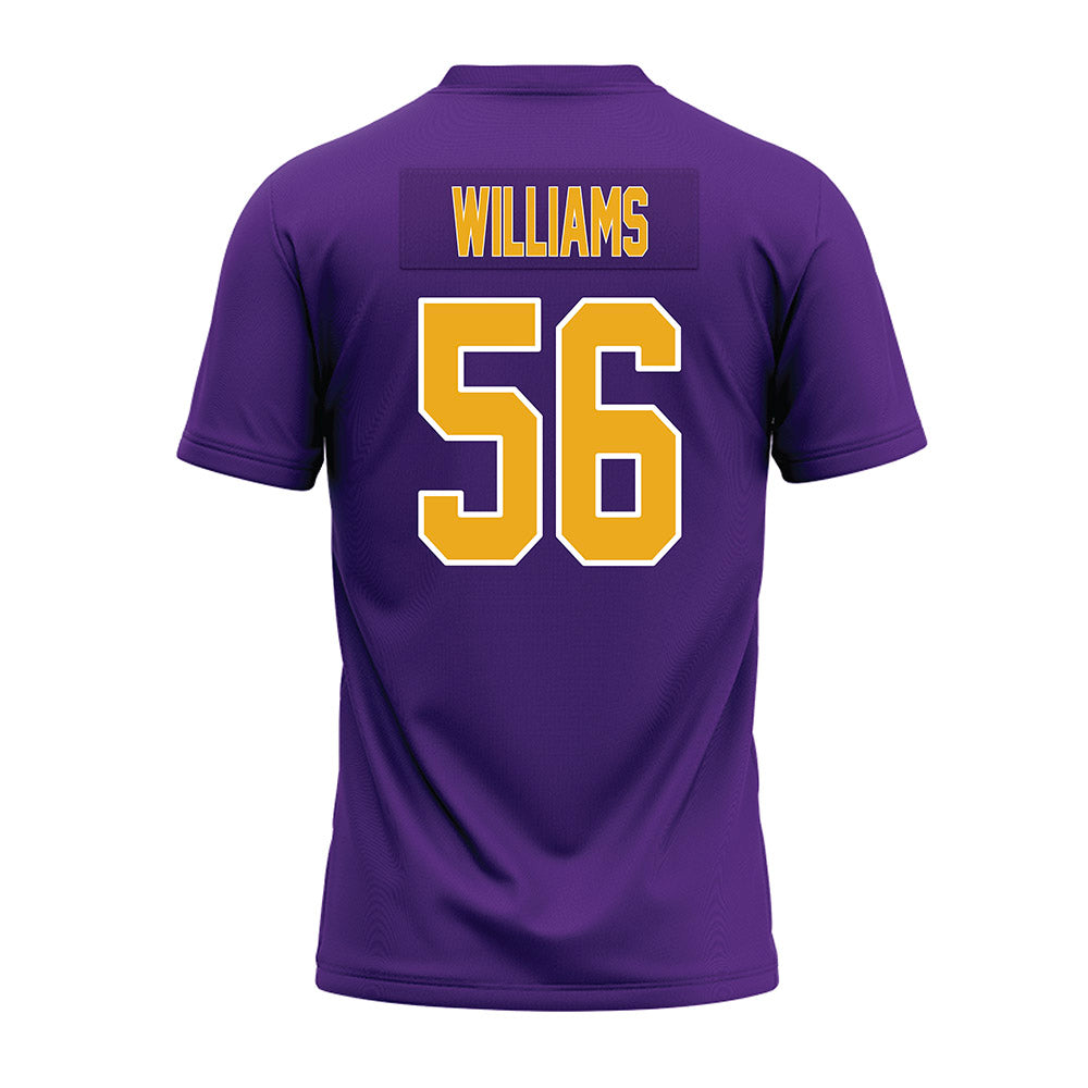 PVAMU - NCAA Football : David Williams - Purple Premium Football Jersey-1
