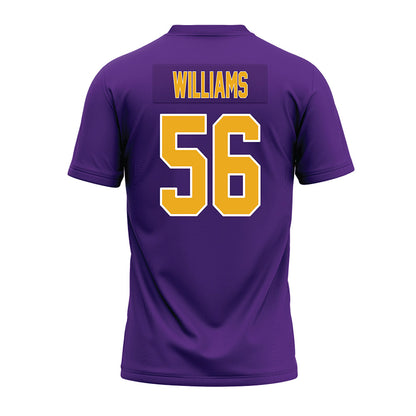 PVAMU - NCAA Football : David Williams - Purple Premium Football Jersey-1