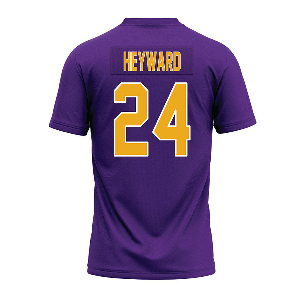 PVAMU - NCAA Football : Brandon Heyward - Purple Premium Football Jersey-1