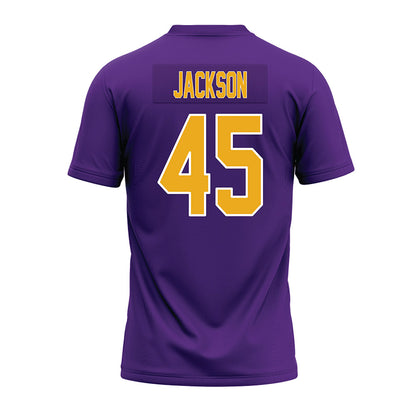 PVAMU - NCAA Football : Jayven Jackson - Purple Premium Football Jersey-1