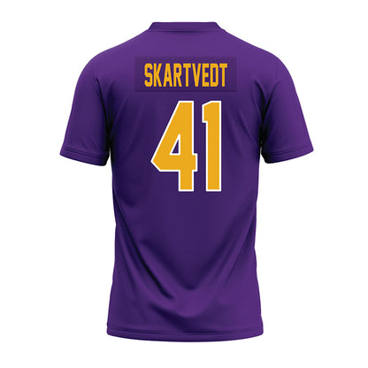 PVAMU - NCAA Football : Drew Skartvedt - Purple Premium Football Jersey-1
