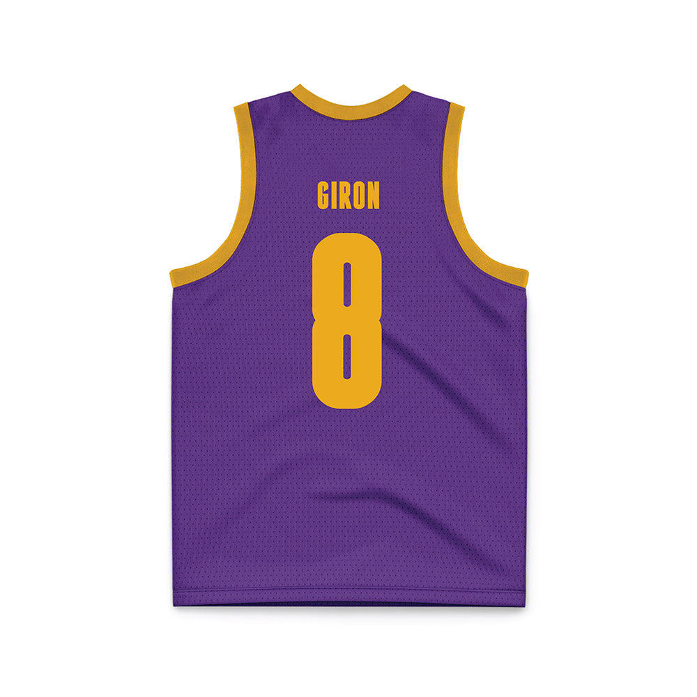 PVAMU - NCAA Women's Basketball : Jacque Giron - Purple Basketball Jersey-1