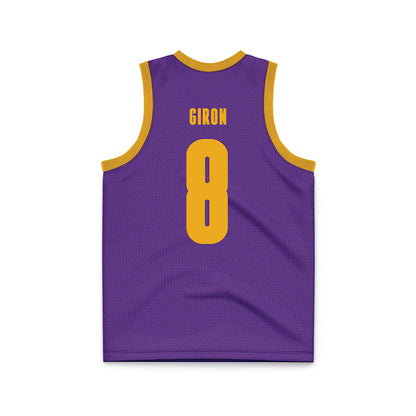 PVAMU - NCAA Women's Basketball : Jacque Giron - Purple Basketball Jersey-1