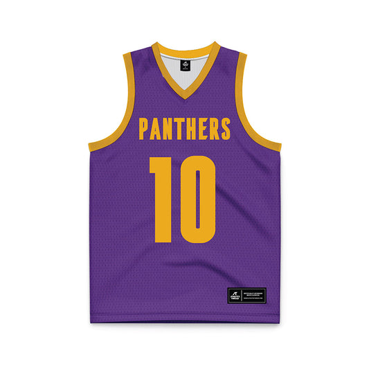 PVAMU - NCAA Women's Basketball : Crystal Schultz - Purple Basketball Jersey-0