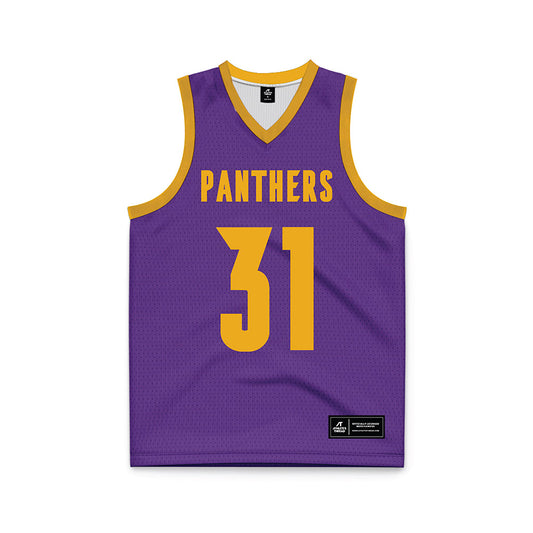 PVAMU - NCAA Women's Basketball : JaNya Polk - Purple Basketball Jersey-0