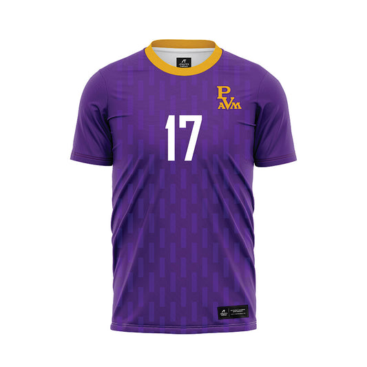 PVAMU - NCAA Women's Soccer : Niasia Goodwin - Purple Soccer Jersey-0