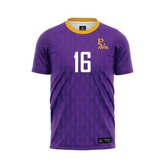 PVAMU - NCAA Women's Soccer : Kyla Arnes - Purple Soccer Jersey-0