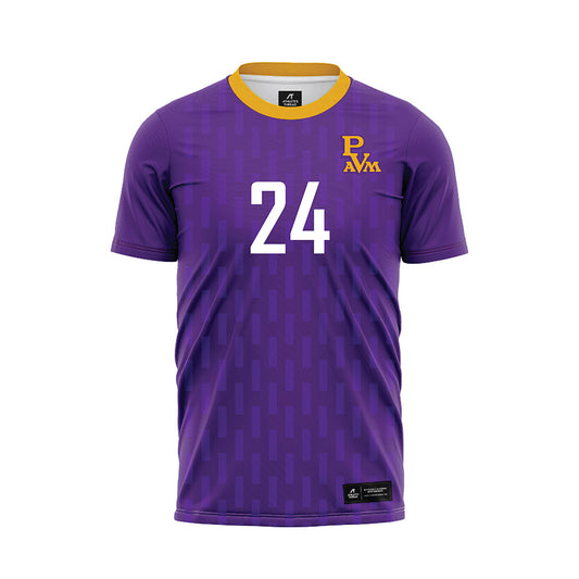 PVAMU - NCAA Women's Soccer : Jalyn Dennis - Purple Soccer Jersey-0