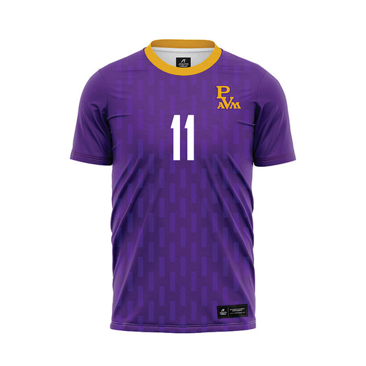 PVAMU - NCAA Women's Soccer : Mya Young - Purple Soccer Jersey-0