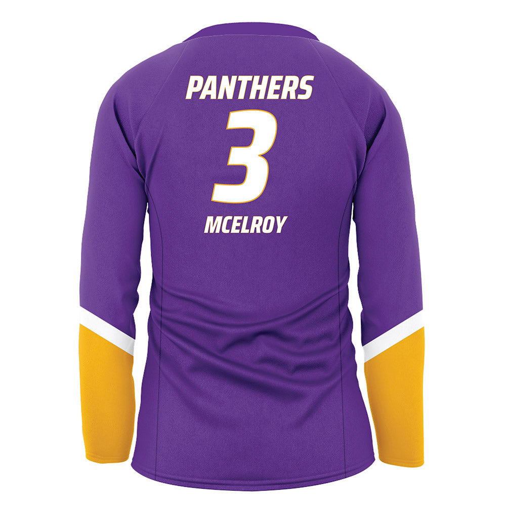 PVAMU - NCAA Women's Volleyball : Shea Mcelroy - Purple Volleyball Jersey-1