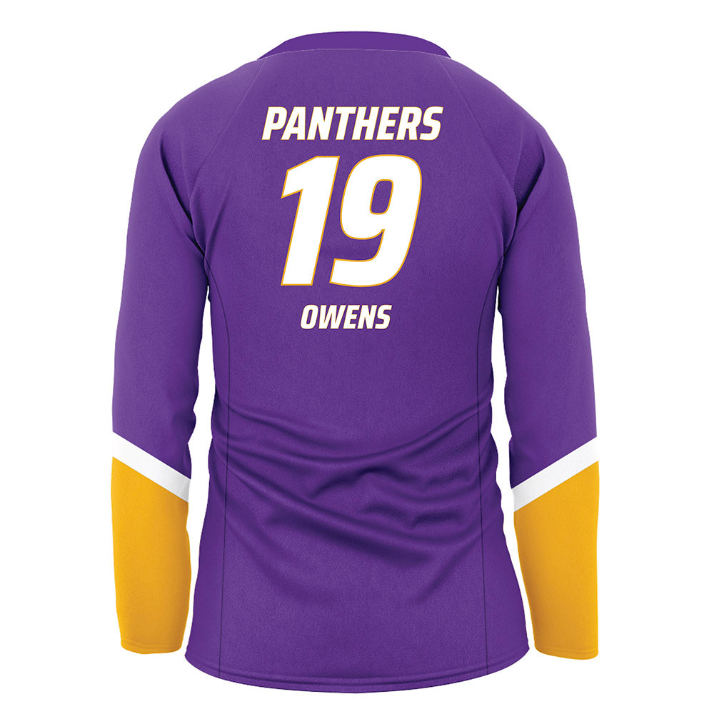 PVAMU - NCAA Women's Volleyball : Kylee Owens - Purple Volleyball Jersey-1