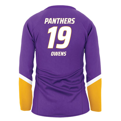 PVAMU - NCAA Women's Volleyball : Kylee Owens - Purple Volleyball Jersey-1