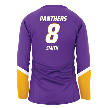 PVAMU - NCAA Women's Volleyball : Jade Smith - Purple Volleyball Jersey-1